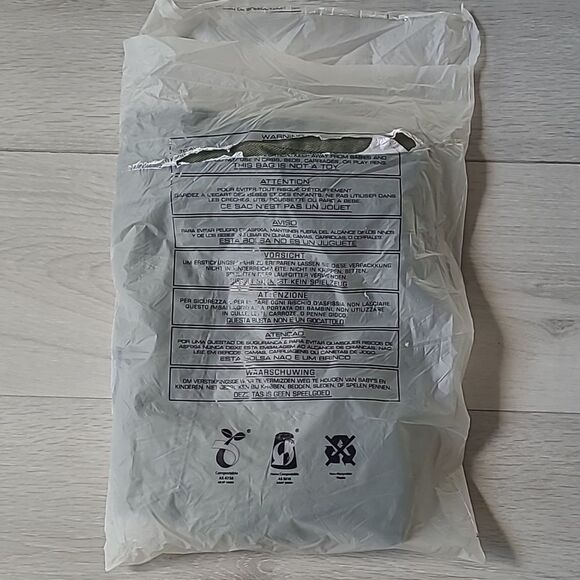 AFENDS NINETY TWOS RECYCLED TWILL RELAXED PANTS CYPRESS 34 NWT IN PKG - Picture 6 of 8